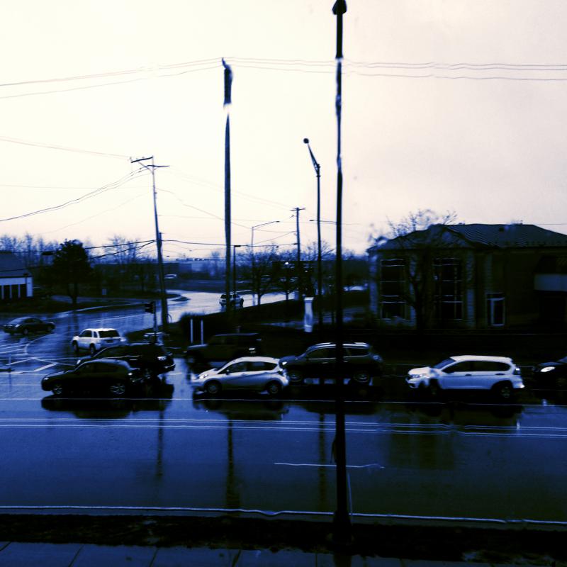 the rainy and depressing streets 0