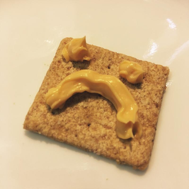 Easy Cheese frown