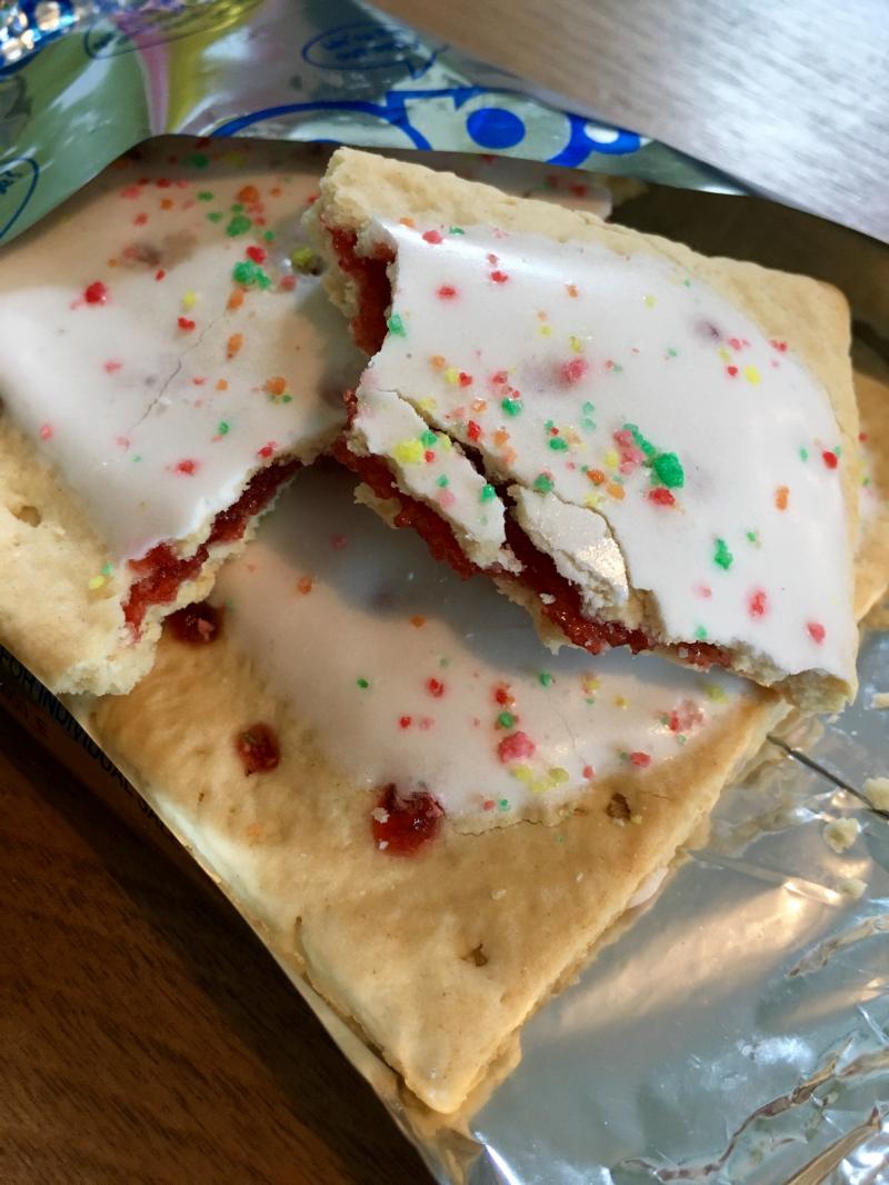 Poptarts - dinner of CHAMPIONS