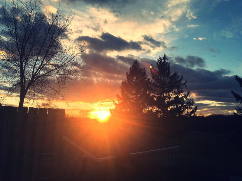 Happy sunset peeps April 6th edition