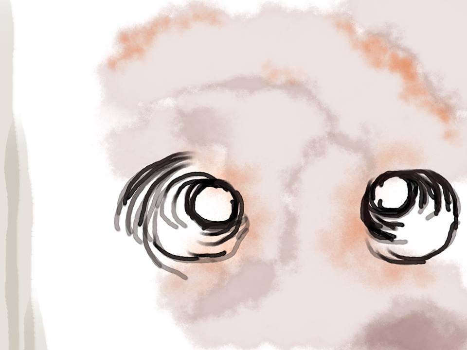 Prob the creepiest thing Ive drawn in years