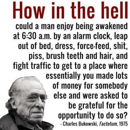 How in the hell by Charles Bukowski