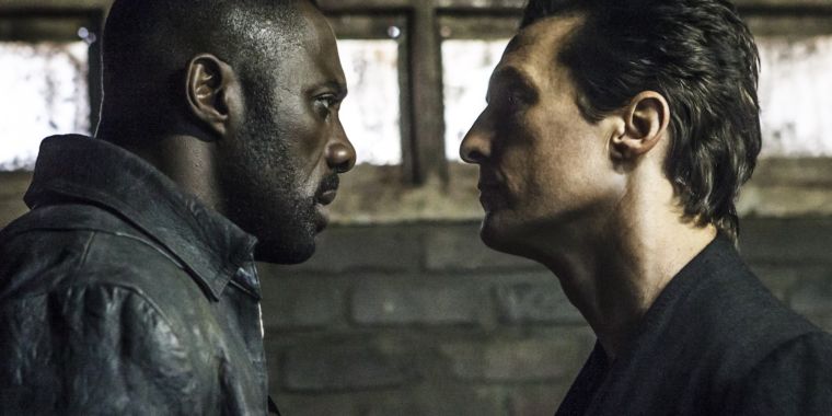 Idris Elba and Matthew McConaughey in The Dark Tower