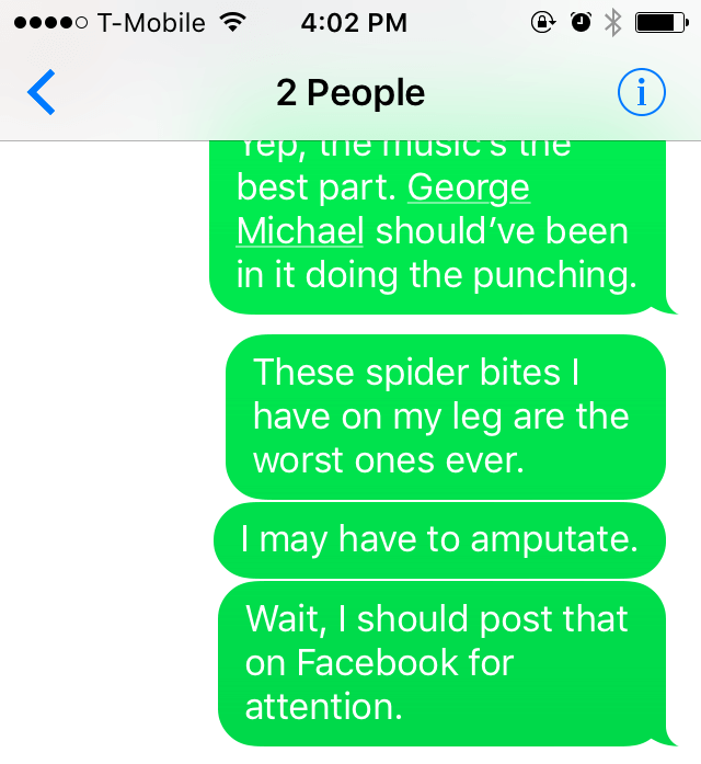 Spider bite revelation