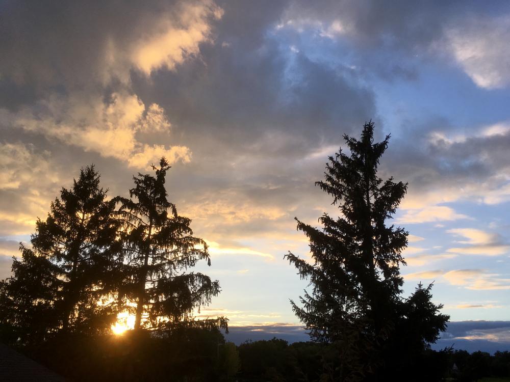 Sunset on Aug 17th, 2017