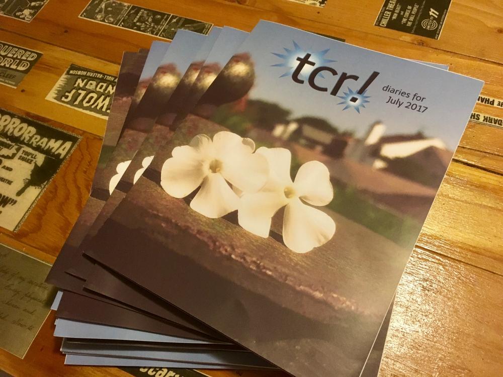 tcr diaries for July 2017 - cover
