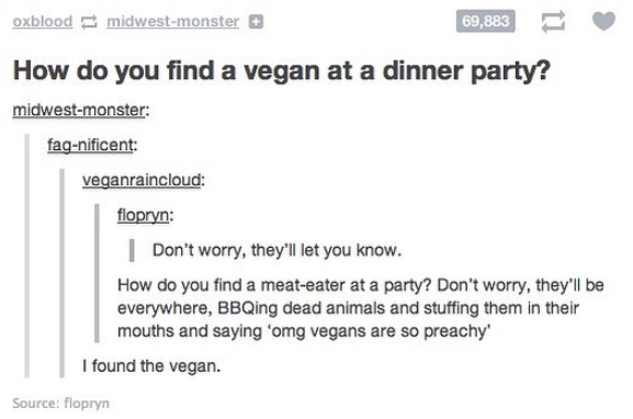 I found the vegan