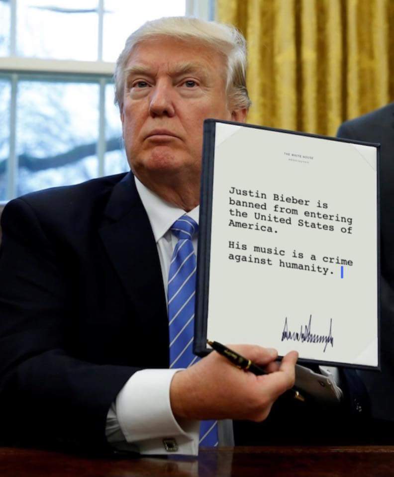 Justin Bieber banned from entering the US