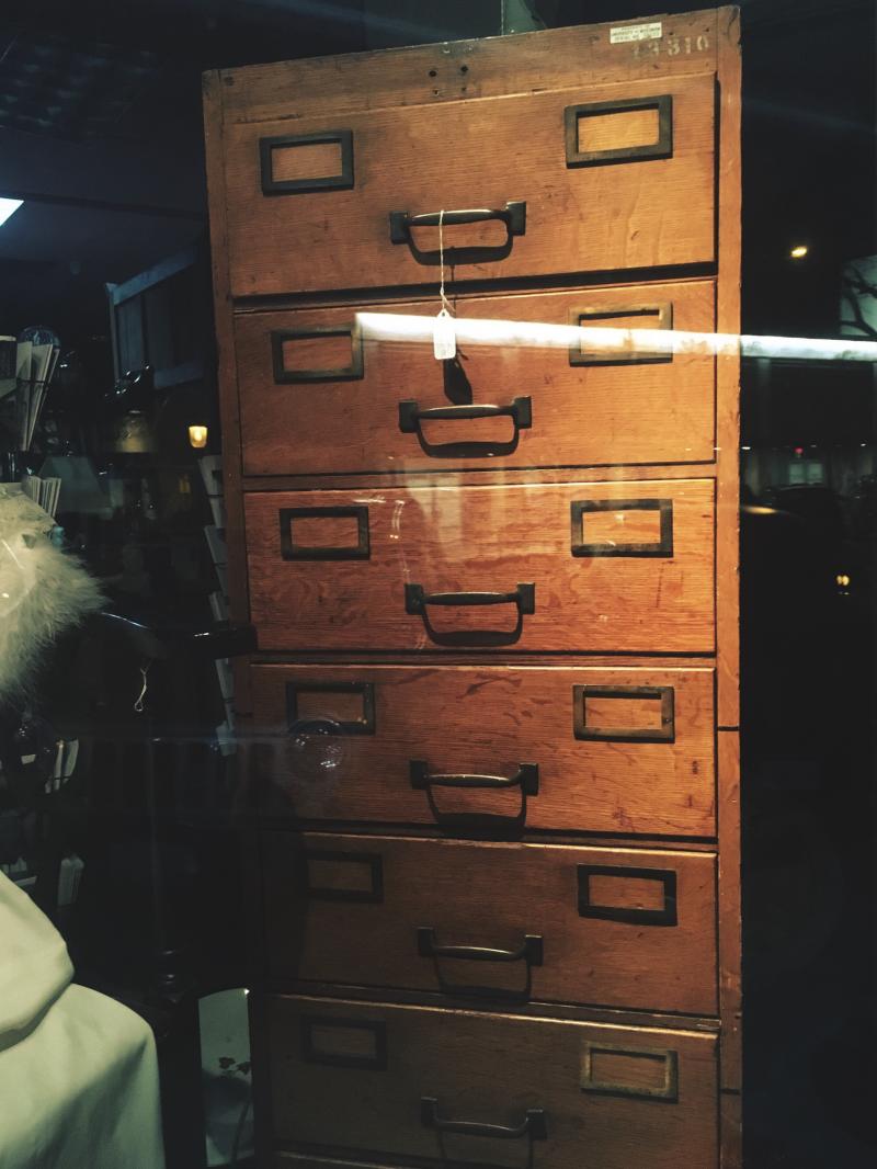 University of Wisconsin file cabinet