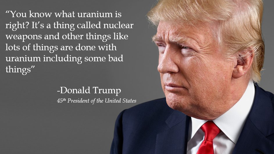 You know what uranium is righ?t