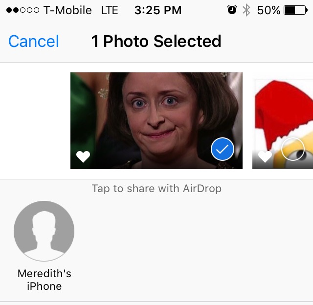 Airdropping with Meredith