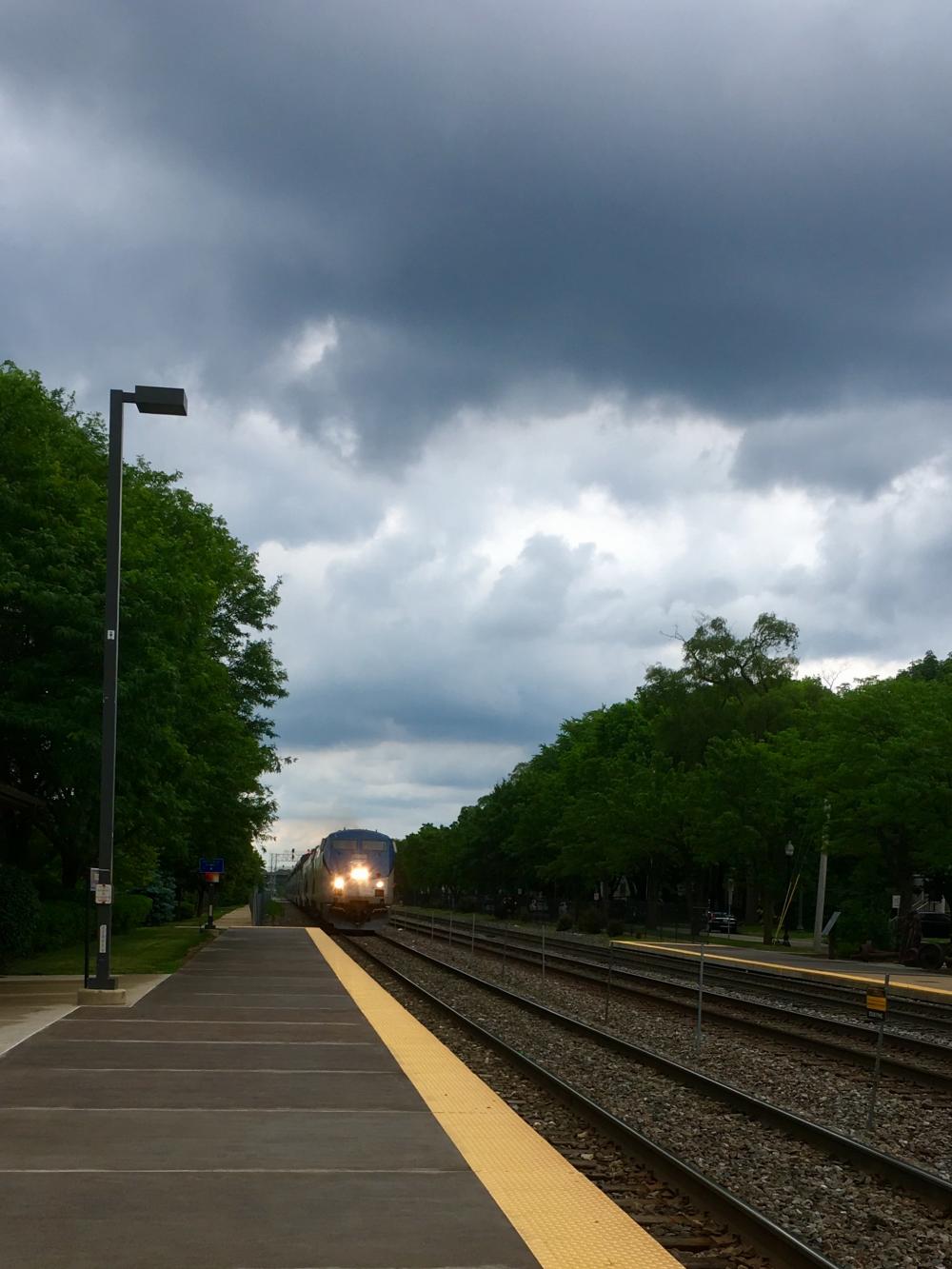 Amtrak westbound