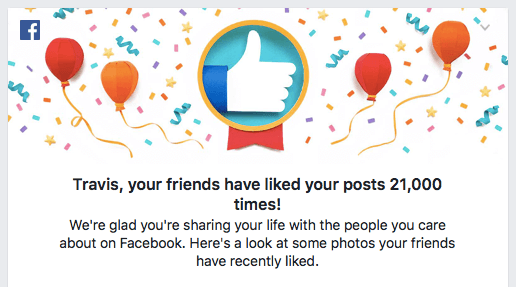 Facebook and 21000 likes