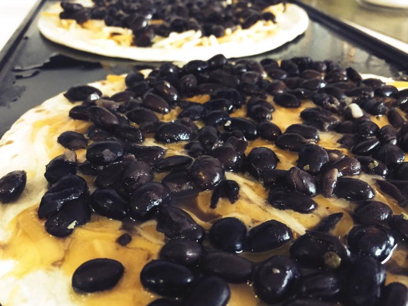 Can't beat black bean quesadillas, peeps