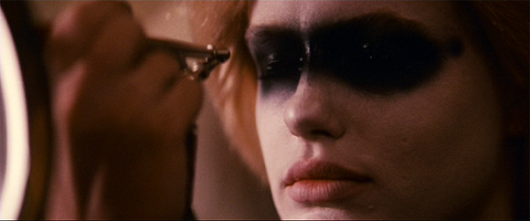 Priz from Blade Runner with airbrush eye makeup