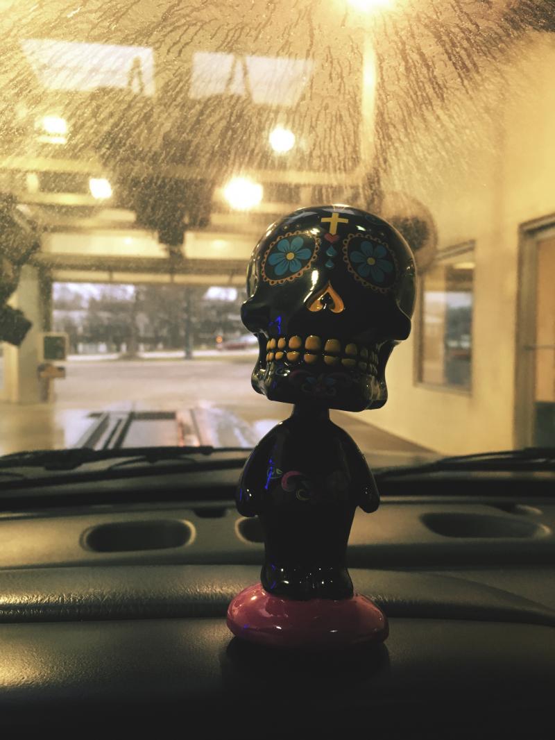 Sugar Skull at the car wash 2