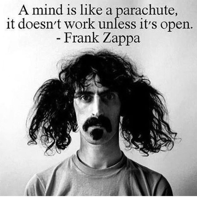 A mind is like a parachute