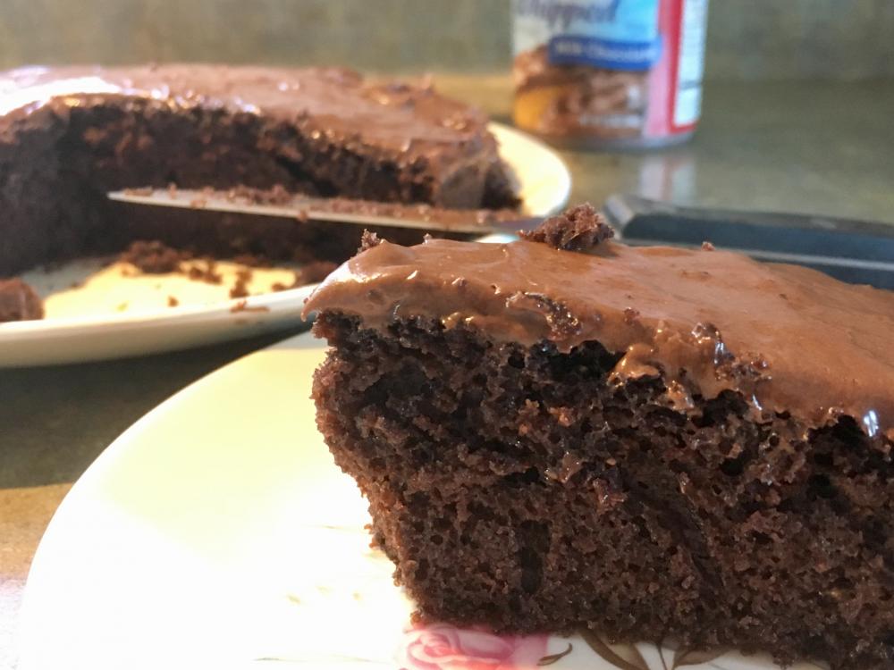 Chocolate cake with the juice of a whole lime 2