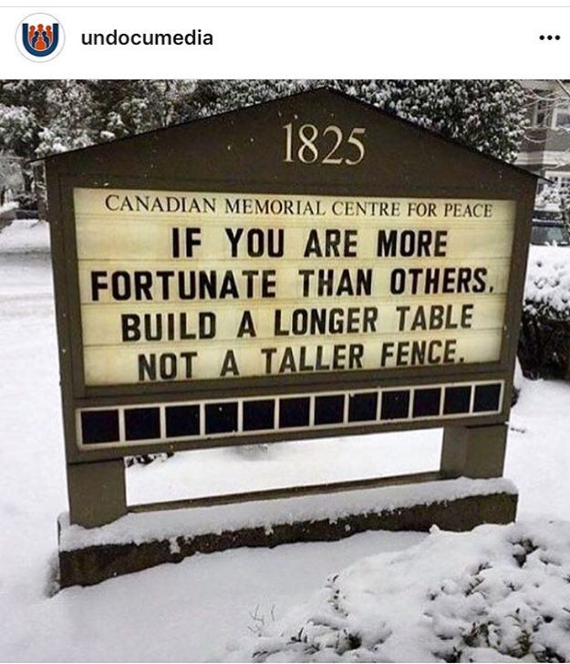 If you are more fortunate than others