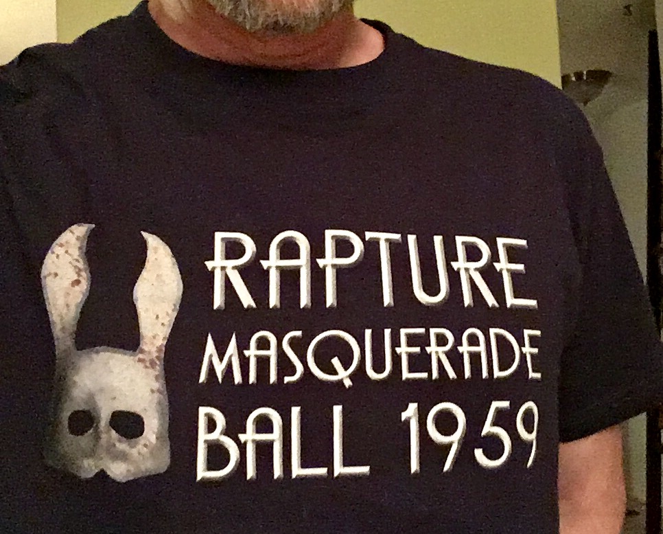 Rapture Masquerade Ball 1959 tshirt