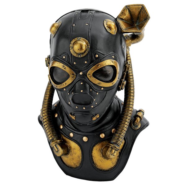 Steampunk Apocalypse Gas Mask Sculpture