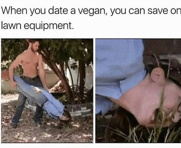 When you date a vegan