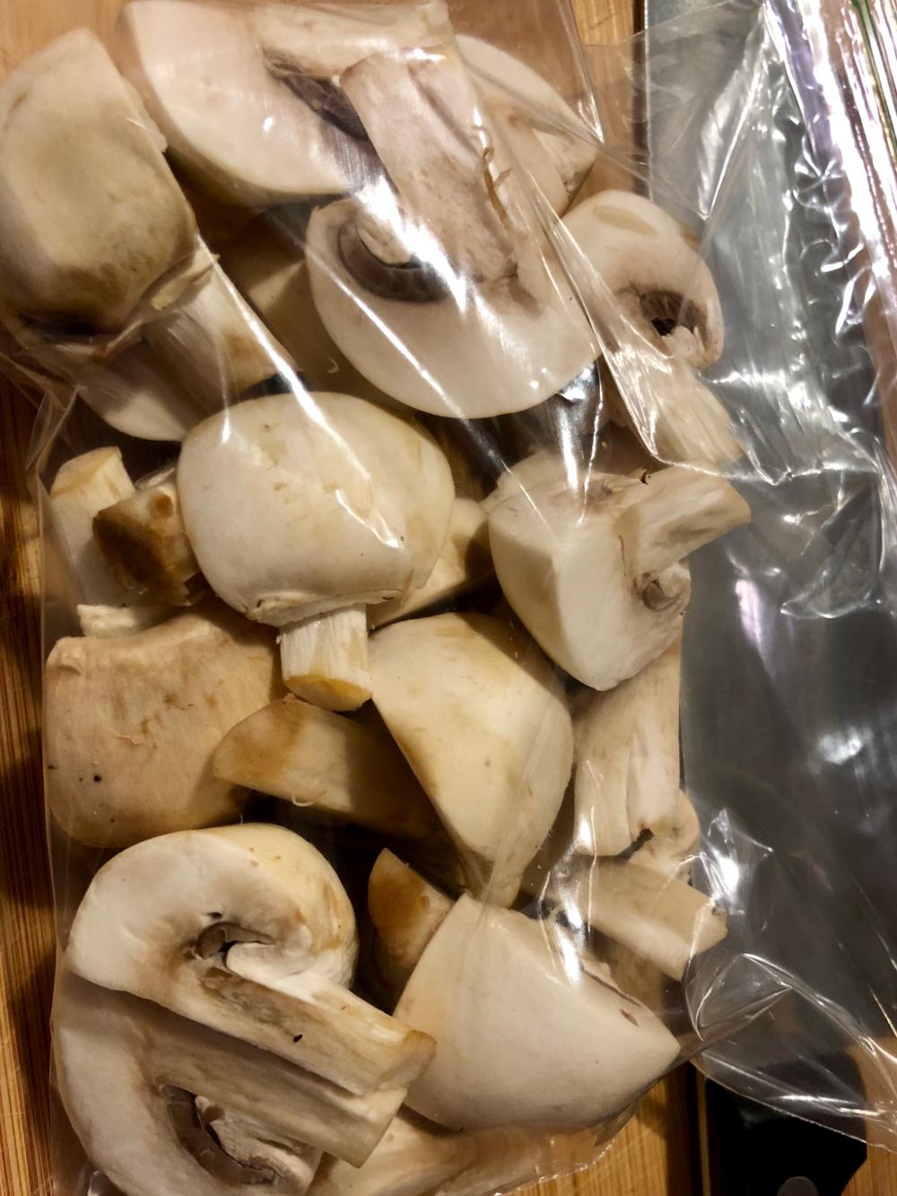 Bag of mushroom snacks