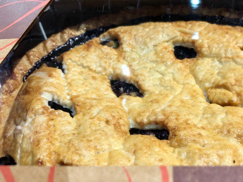 Blueberry pie at Blue Goose