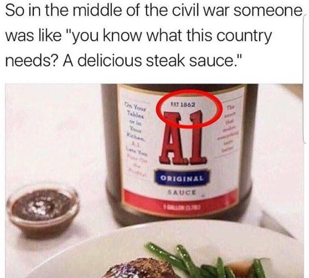 So in the middle of the civil war