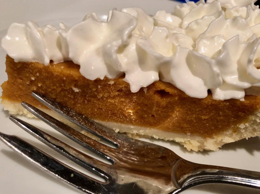 Thanksgiving pumpkin pie 2017