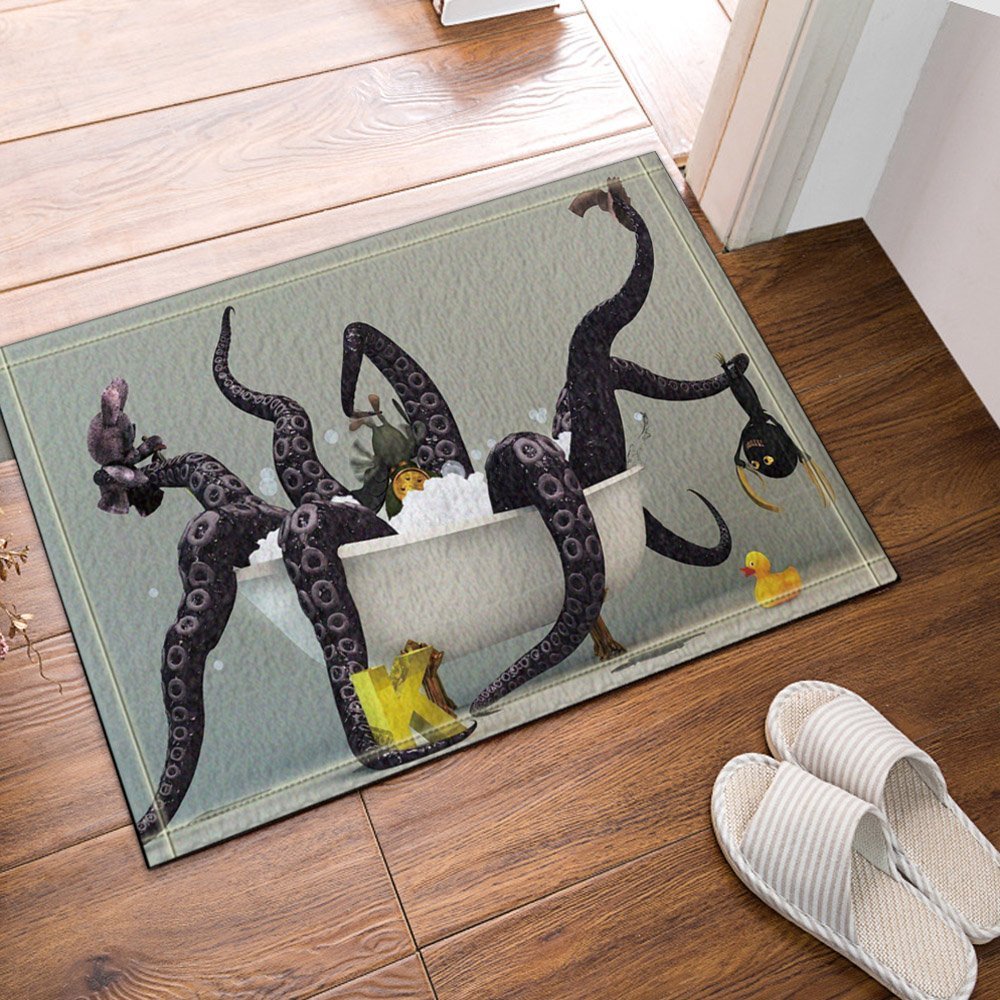 Octopus mat featuring weirdness