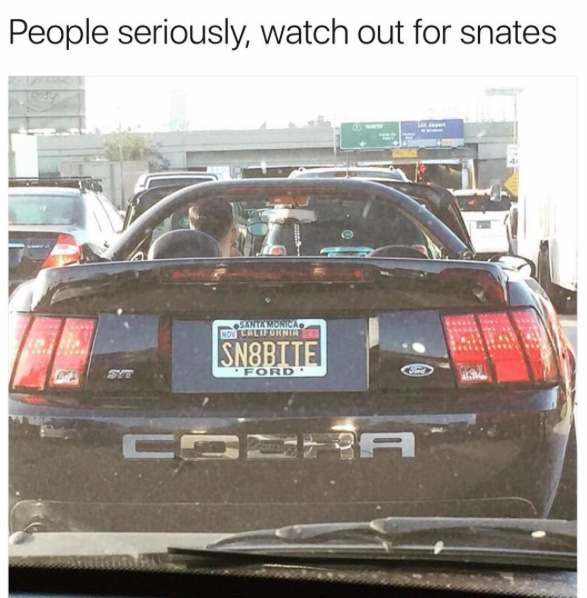 People seriously watch out for