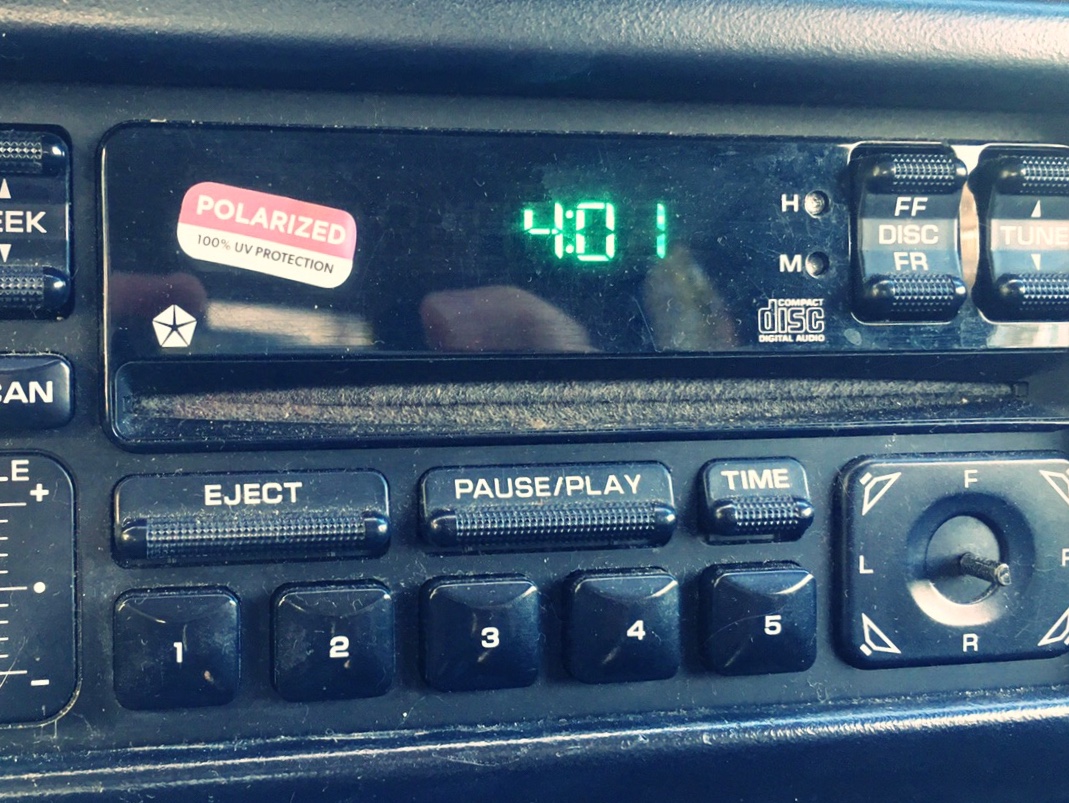 4:01 on the truck clock