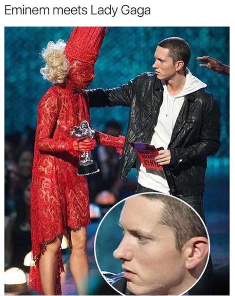 Eminem meets Lady Gaga