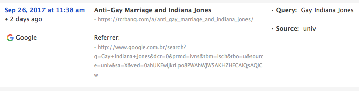 Gay Indiana Jones from Google