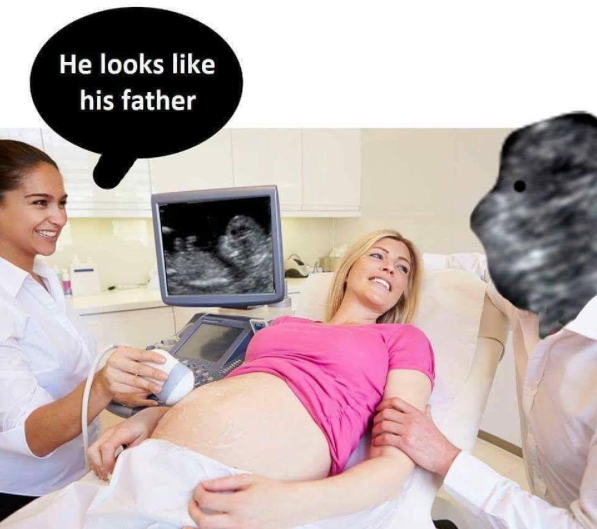 He looks like his father