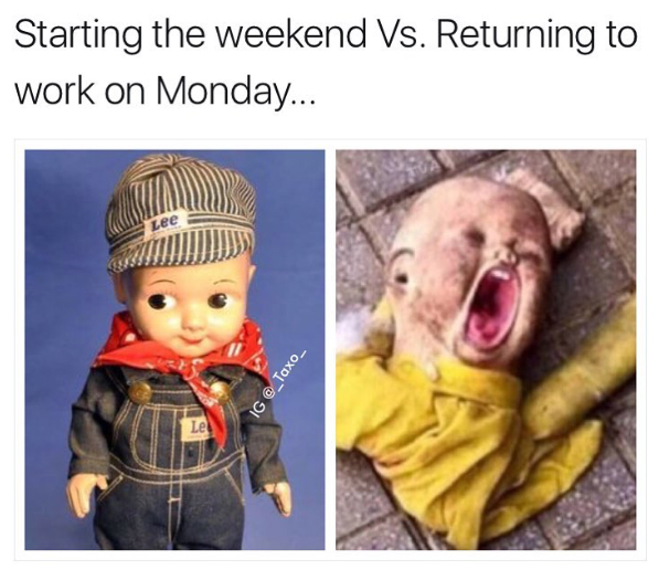 Starting the weekend VS