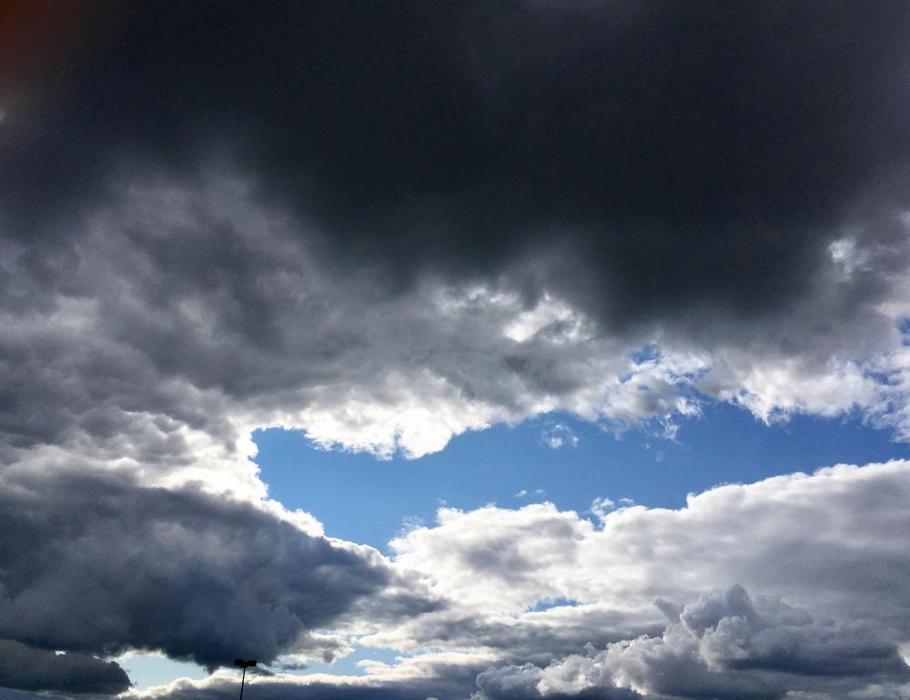 There's always blue skies on the other side, peeps