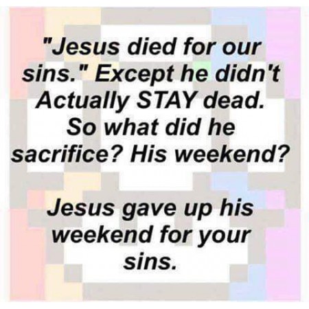 So what did he sacrifice
