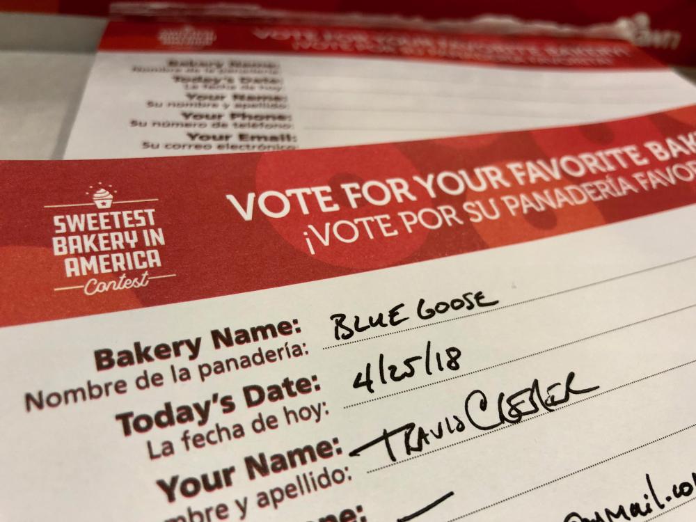 Vote for your favorite bakery