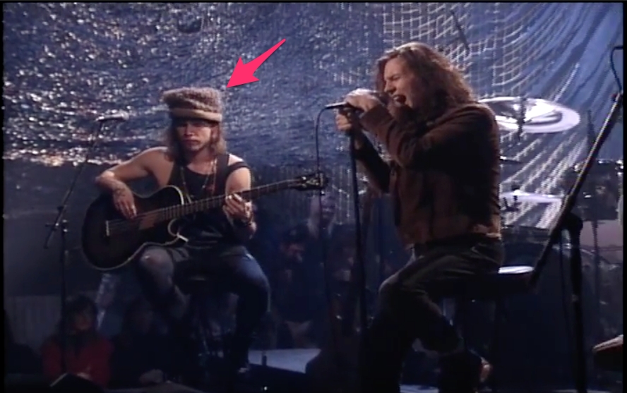 Jeff Ament and his hat