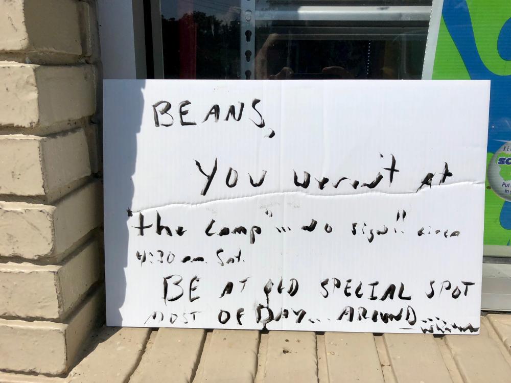 No sign of Beans since 4:30 pm Saturday