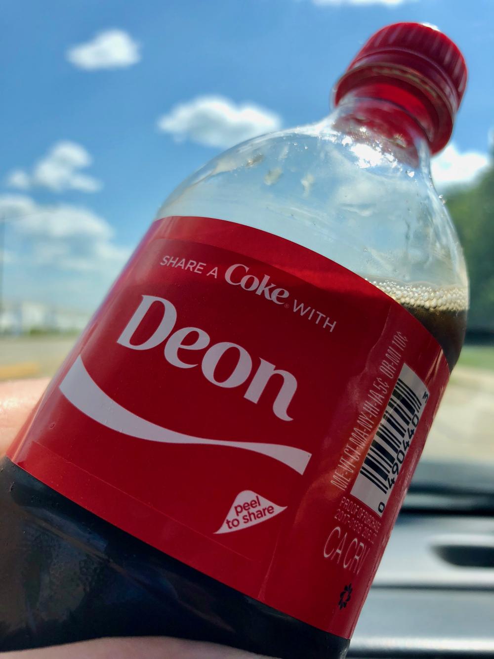 Share a Coke with Deon