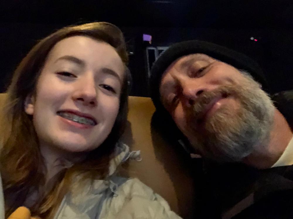 Maggie and I at the Spider-Man movie
