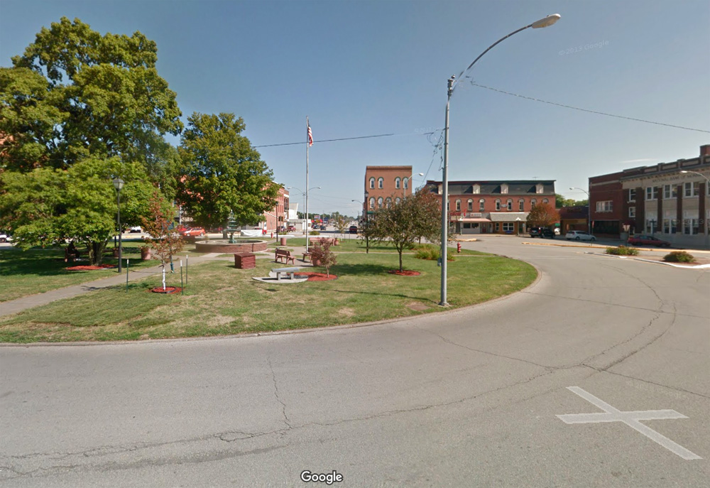 Google Map of Monmouth public square