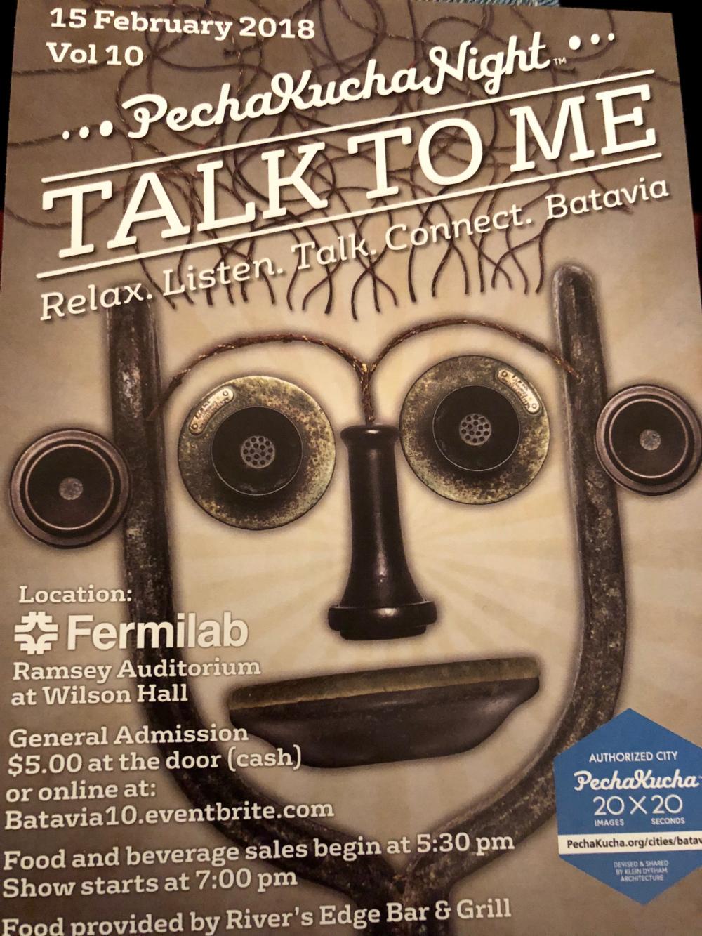 PechaKucha - Talk to Me