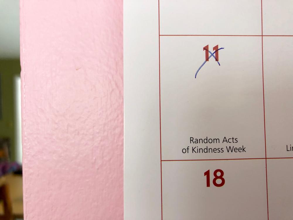 Random Acts of Kindness week