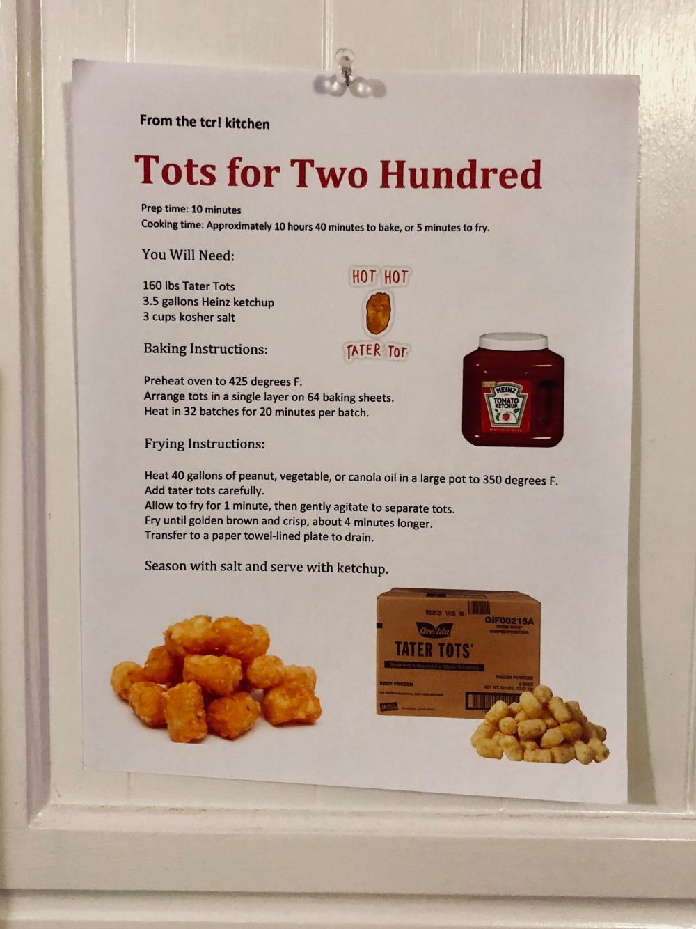 Tots for Two Hundred