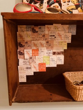 Movie ticket drawer zoomed out