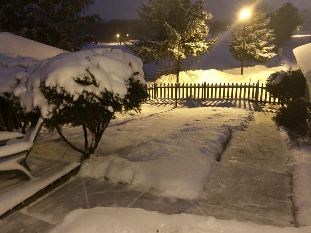 OK thats twice I've shoveled today
